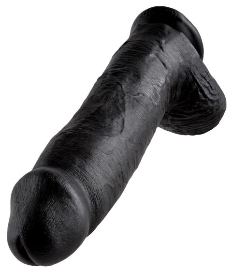 Pipedream King Cock Czarny model z jądrami 30 cm przyssawka PVC King Cock Pipedream King Cock Czarny model z jądrami 30 cm przyssawka PVC King Cock