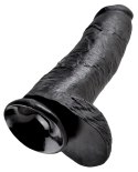 Pipedream King Cock Czarny model z jądrami 30 cm przyssawka PVC King Cock