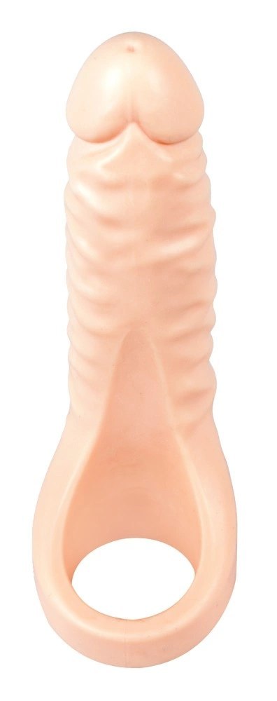 Realistixxx Double Fucker - Pierścień elastyczny z anatomiczną nakładką 18 cm Realistixxx Realistixxx Double Fucker - Pierścień elastyczny z anatomiczną nakładką 18 cm Realistixxx