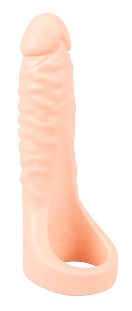 Realistixxx Double Fucker - Pierścień elastyczny z anatomiczną nakładką 18 cm Realistixxx Realistixxx Double Fucker - Pierścień elastyczny z anatomiczną nakładką 18 cm Realistixxx