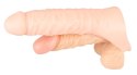 Realistixxx Double Fucker - Pierścień elastyczny z anatomiczną nakładką 18 cm Realistixxx Realistixxx Double Fucker - Pierścień elastyczny z anatomiczną nakładką 18 cm Realistixxx