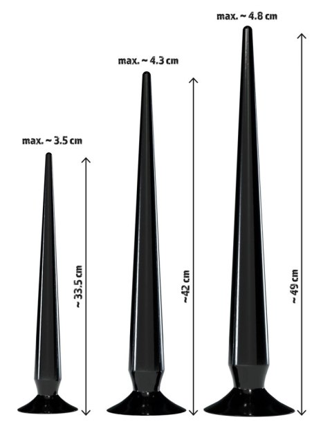 You2Toys Super Long Flexible Plug Set - elastyczne długie korki analne 3 szt. You2Toys You2Toys Super Long Flexible Plug Set - elastyczne długie korki analne 3 szt. You2Toys