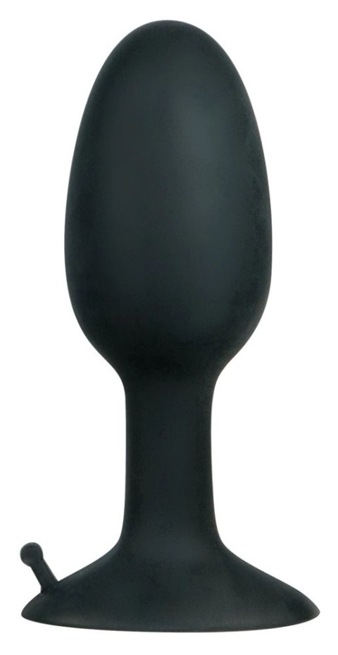Backdoor Friend mały silikonowy korek z kulką stymulacyjną 8 cm czarny Backdoor Friend Backdoor Friend mały silikonowy korek z kulką stymulacyjną 8 cm czarny Backdoor Friend