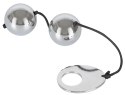 Bad Kitty Metalowe Kulki Podwojne Stalowe Srebrne 2x110g 3cm Bad Kitty Bad Kitty Metalowe Kulki Podwojne Stalowe Srebrne 2x110g 3cm Bad Kitty