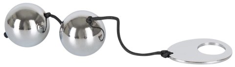 Bad Kitty Metalowe Kulki Podwojne Stalowe Srebrne 2x110g 3cm Bad Kitty Bad Kitty Metalowe Kulki Podwojne Stalowe Srebrne 2x110g 3cm Bad Kitty