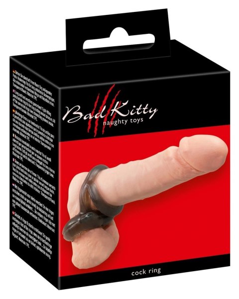 Bad Kitty Triple Ring Czarny - Elastyczny System Pierścieni TPE Bad Kitty