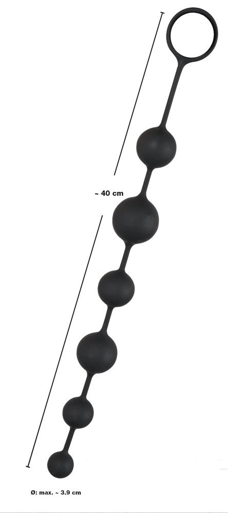 Black Velvets Elastyczny Łańcuch Kulkowy Silikonowy 40 cm Black Velvets Black Velvets Elastyczny Łańcuch Kulkowy Silikonowy 40 cm Black Velvets