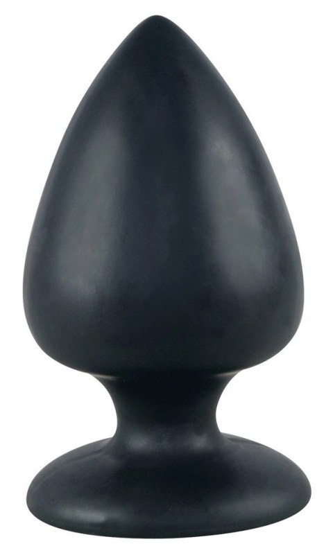 Black Velvets Korek anatomiczny XXL z przyssawką, silikon czarny 14cm Black Velvets Black Velvets Korek anatomiczny XXL z przyssawką, silikon czarny 14cm Black Velvets