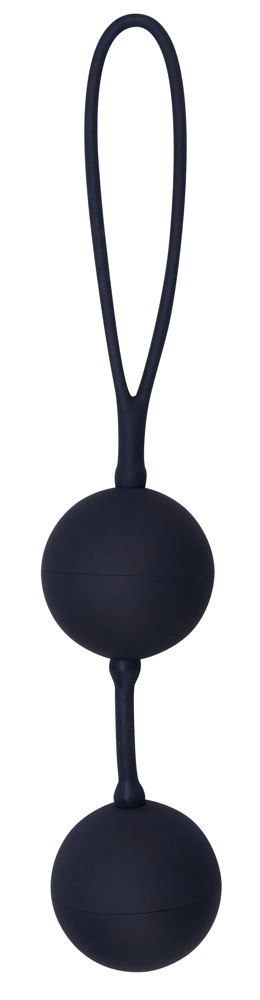 Black Velvets kulki trenujące z pętelką, czarne, 54g, silikon Black Velvets Black Velvets kulki trenujące z pętelką, czarne, 54g, silikon Black Velvets