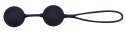 Black Velvets kulki trenujące z pętelką, czarne, 54g, silikon Black Velvets Black Velvets kulki trenujące z pętelką, czarne, 54g, silikon Black Velvets