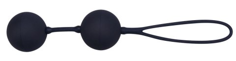 Black Velvets kulki trenujące z pętelką, czarne, 54g, silikon Black Velvets Black Velvets kulki trenujące z pętelką, czarne, 54g, silikon Black Velvets