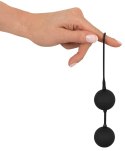 Black Velvets kulki trenujące z pętelką, czarne, 54g, silikon Black Velvets Black Velvets kulki trenujące z pętelką, czarne, 54g, silikon Black Velvets