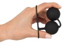 Black Velvets kulki trenujące z pętelką, czarne, 54g, silikon Black Velvets Black Velvets kulki trenujące z pętelką, czarne, 54g, silikon Black Velvets