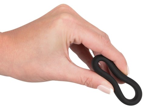 Black Velvets pierścień anatomiczny duży 3,8 cm czarny silikonowy Black Velvets Black Velvets pierścień anatomiczny duży 3,8 cm czarny silikonowy Black Velvets