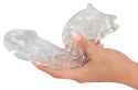 Crystal Clear Transparent Rękaw Wydłużający z Mankietem 23 cm TPE Crystal