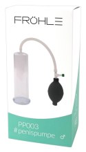 FROHLE PP003 Transparentna pompa prożniowa L 20cm, system kulowy Fröhle