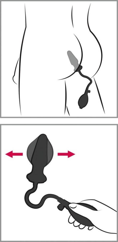 You2Toys Anal Expert - Pompowany korek, lateksowy, regulowany rozmiar You2Toys You2Toys Anal Expert - Pompowany korek, lateksowy, regulowany rozmiar You2Toys