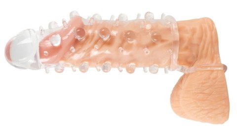 You2Toys Crystal - Transparentna nakładka z wypustkami i pierścieniem 11 cm Crystal You2Toys Crystal - Transparentna nakładka z wypustkami i pierścieniem 11 cm Crystal