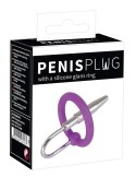 You2Toys Fioletowy Pierścień z Systemem Dylatacyjnym Silikon/Metal Penisplug