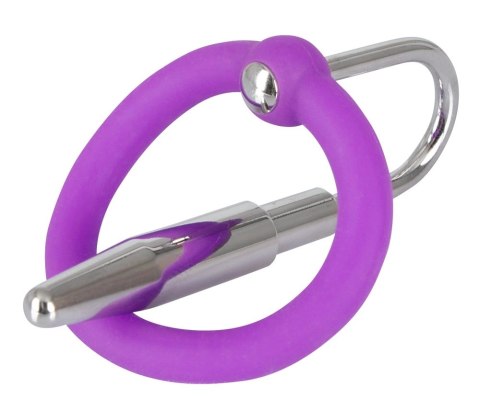 You2Toys Fioletowy Pierścień z Systemem Dylatacyjnym Silikon/Metal Penisplug You2Toys Fioletowy Pierścień z Systemem Dylatacyjnym Silikon/Metal Penisplug