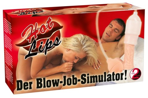 You2Toys Hot Lips - model stymulujący z systemem prożniowym, czerwony You2Toys