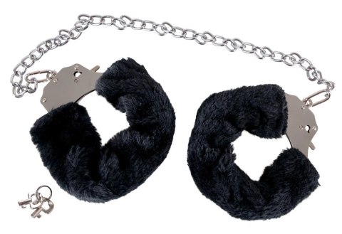 You2Toys Kajdanki Metalowe z Pluszowymi Osłonami 44cm Czarny You2Toys You2Toys Kajdanki Metalowe z Pluszowymi Osłonami 44cm Czarny You2Toys