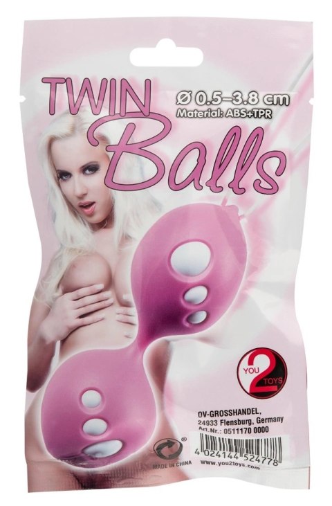 You2Toys Podwojne kulki treningowe ABS/TPR 11cm fioletowe You2Toys You2Toys Podwojne kulki treningowe ABS/TPR 11cm fioletowe You2Toys