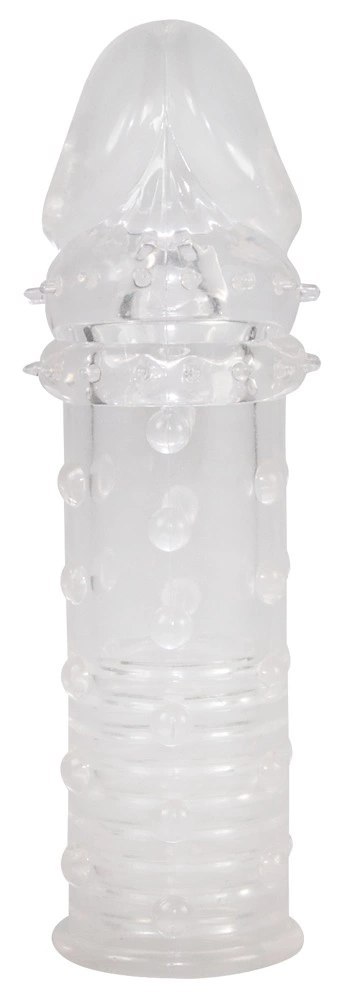 You2Toys Power Sleeve Transparent - Nakładka intymna, TPE, 16 cm You2Toys You2Toys Power Sleeve Transparent - Nakładka intymna, TPE, 16 cm You2Toys