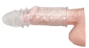 You2Toys Power Sleeve Transparent - Nakładka intymna, TPE, 16 cm You2Toys