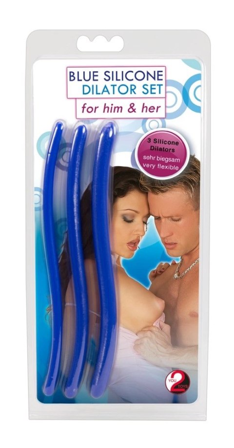 You2Toys Zestaw elastycznych rozszerzaczy silikonowych 3 rozmiary, niebieski You2Toys You2Toys Zestaw elastycznych rozszerzaczy silikonowych 3 rozmiary, niebieski You2Toys