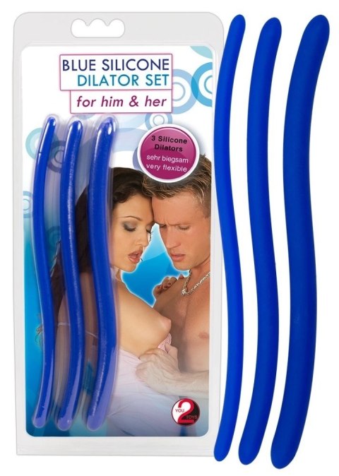 You2Toys Zestaw elastycznych rozszerzaczy silikonowych 3 rozmiary, niebieski You2Toys You2Toys Zestaw elastycznych rozszerzaczy silikonowych 3 rozmiary, niebieski You2Toys
