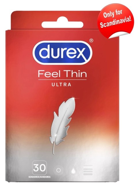 Durex Feel Thin Prezerwatywy 30 szt. Wyjątkowo Cienkie i Wyprofilowane Durex Durex Feel Thin Prezerwatywy 30 szt. Wyjątkowo Cienkie i Wyprofilowane Durex