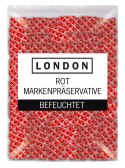 London Prezerwatywy Truskawkowe 1000 sztuk - aromat, nawilżenie, 56 mm London