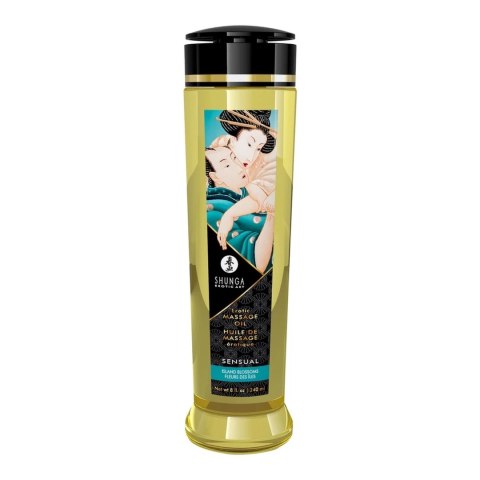 Shunga Wyspa Kwiatow Olejek do Masażu 240 ml, aromat kwiatowy Shunga