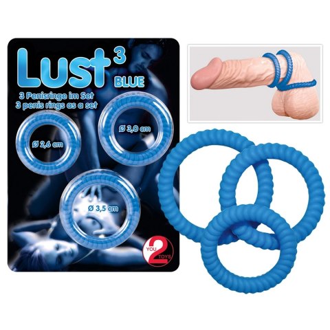 You2Toys zestaw elastycznych pierścieni silikonowych 3 rozmiary You2Toys You2Toys zestaw elastycznych pierścieni silikonowych 3 rozmiary You2Toys