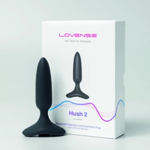 Lovense Hush 2 XS 25 mm - inteligentny korek z systemem Bluetooth Lovense Lovense Hush 2 XS 25 mm - inteligentny korek z systemem Bluetooth Lovense