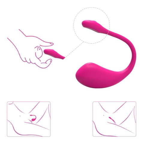 Lovense Lush 2 - Wibrujące Jajko Bluetooth z Aplikacją, Rożowe Lovense Lovense Lush 2 - Wibrujące Jajko Bluetooth z Aplikacją, Rożowe Lovense