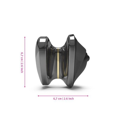Mystim Hearts Desire Serce-Roża Layon e-stim czarny silikon 6,7 cm Mystim Mystim Hearts Desire Serce-Roża Layon e-stim czarny silikon 6,7 cm Mystim