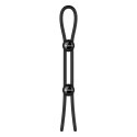 Nexus Double Adjustable Lasso - Czarny silikonowy pierścień regulowany Nexus