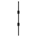 Nexus Double Adjustable Lasso - Czarny silikonowy pierścień regulowany Nexus