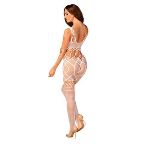 Obsessive Bodystocking G330 białe XL/XXL - elastyczna siateczka Obsessive Obsessive Bodystocking G330 białe XL/XXL - elastyczna siateczka Obsessive