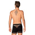 Obsessive M102 Bokserki męskie z wycięciami, czarne S/M/L Obsessive
