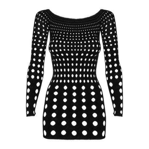 Obsessive Rocker czarna sukienka z siateczki S/M/L długie rękawy Obsessive Obsessive Rocker czarna sukienka z siateczki S/M/L długie rękawy Obsessive