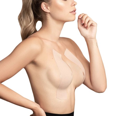 Bye Bra Body Tape 6,5 cm beżowa - elastyczna taśma do ciała Bye Bra Bye Bra Body Tape 6,5 cm beżowa - elastyczna taśma do ciała Bye Bra