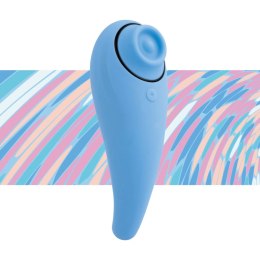 FeelzToys FemmeGasm Tapping & Tickling Vibrator turkusowy 6 trybow FeelzToys