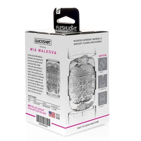 Fleshlight Quickshot Mia Malkova - kompaktowa maszyna intymna dwustronna Fleshlight Fleshlight Quickshot Mia Malkova - kompaktowa maszyna intymna dwustronna Fleshlight