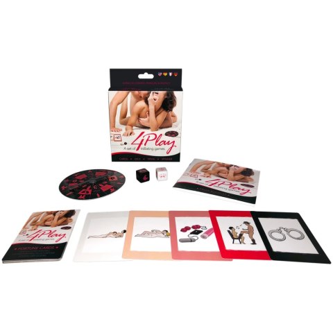 Kheper Games 4Play - Zestaw 4 Gier Dla Par z Akcesoriami Kheper Games