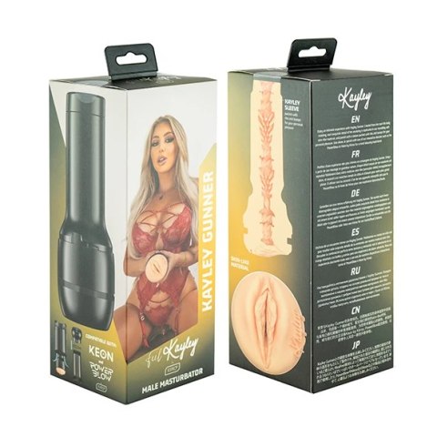 Kiiroo FeelKayley Gunner - model kompatybilny z Keon, anatomiczny kształt Kiiroo Kiiroo FeelKayley Gunner - model kompatybilny z Keon, anatomiczny kształt Kiiroo
