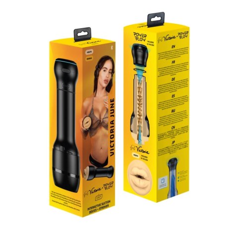 Kiiroo FeelVictoria June Zestaw Usta + System PowerBlow Interaktywny Kiiroo Kiiroo FeelVictoria June Zestaw Usta + System PowerBlow Interaktywny Kiiroo