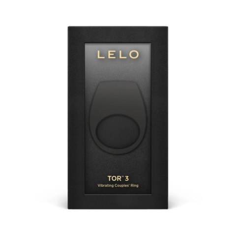 Lelo Tor 3 Czarny - Pierścień wibrujący, sterowany aplikacją, silikon Lelo Lelo Tor 3 Czarny - Pierścień wibrujący, sterowany aplikacją, silikon Lelo